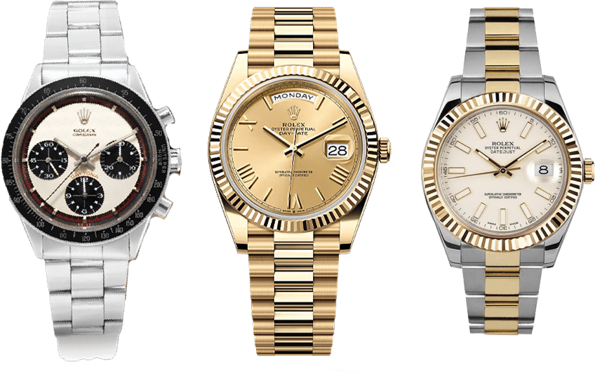 Luxury and vintage wristwatches